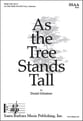 As the Tree Stands Tall SSAA choral sheet music cover